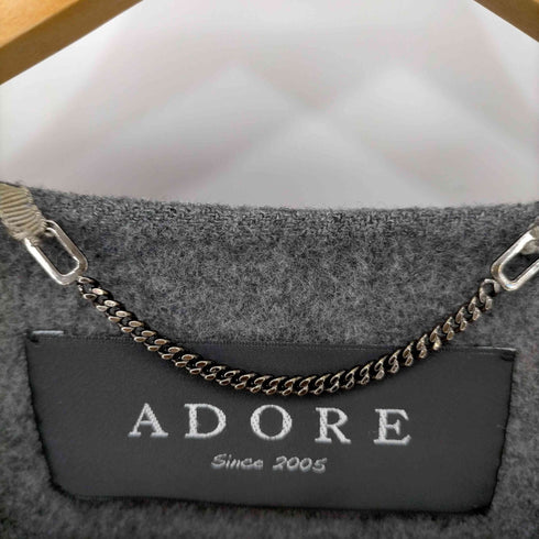 アドーア ADORE ノーカラーコート レディース