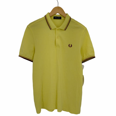 フレッドペリー FRED PERRY ロゴ刺繍 鹿の子ポロシャツ メンズ JPN:M