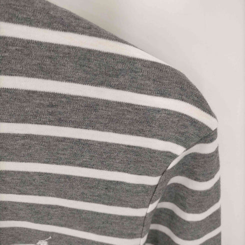 ポロラルフローレン POLO RALPH LAUREN ポニー刺繍 ボーダー長袖Tシャツ メンズ import:M