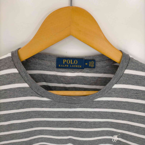 ポロラルフローレン POLO RALPH LAUREN ポニー刺繍 ボーダー長袖Tシャツ メンズ import:M