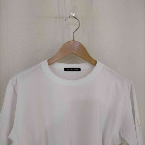ミズイロインド mizuiro ind コットンL/Sカットソー レディース ONE SIZE