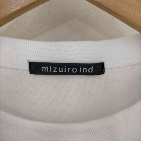 ミズイロインド mizuiro ind コットンL/Sカットソー レディース ONE SIZE