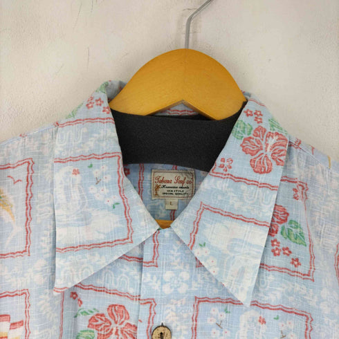 Tabura Surf co ココナッツボタン アロハシャツ メンズ JPN:L