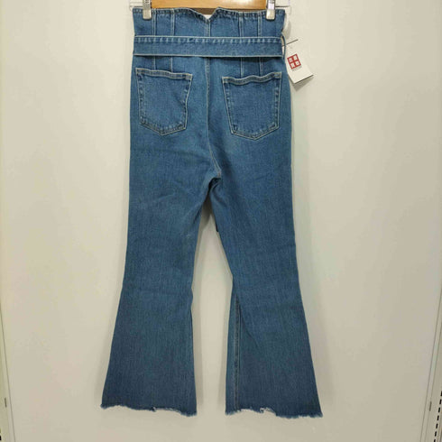 マーキュリーデュオ MERCURYDUO ハイウエストデザインデニムフレアパンツ レディース JPN:M