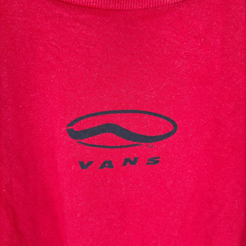 バンズ VANS 旧タグ フロントロゴプリント クルーネックTシャツ メンズ