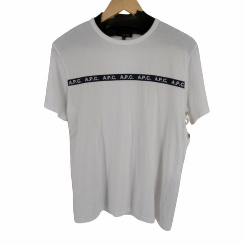 アーペーセー A.P.C. ボーダーロゴTシャツ メンズ import:S