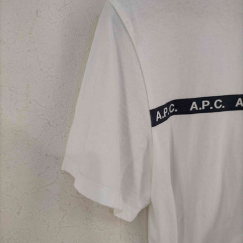 アーペーセー A.P.C. ボーダーロゴTシャツ メンズ import:S