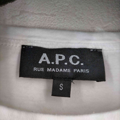 アーペーセー A.P.C. ボーダーロゴTシャツ メンズ import:S