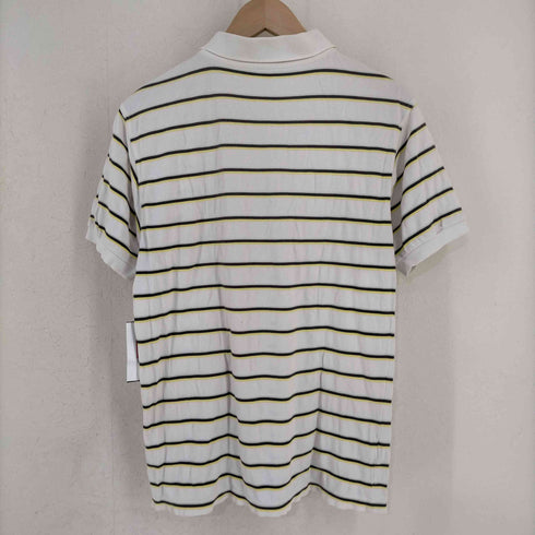 フレッドペリー FRED PERRY ロゴ刺繍 ボーダーポロシャツ メンズ import:M