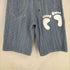 ハンテン HANGTEN 90-00s SURF WEAR バックペイントロゴ ヒッコリークロップドパンツ メンズ JPN:L
