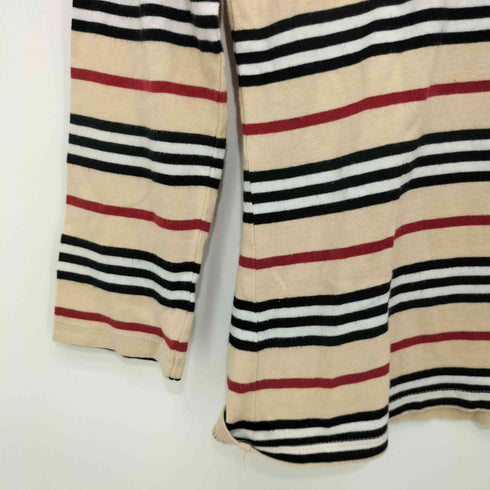 バーバリーロンドン BURBERRY LONDON 七分袖 ボーダー プルオーバーカットソー レディース 160