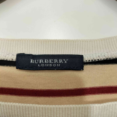 バーバリーロンドン BURBERRY LONDON 七分袖 ボーダー プルオーバーカットソー レディース 160