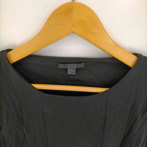 コス COS レーヨン混 ギャザー半袖カットソー レディース import:XS
