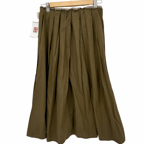 Apuntob 裏地チェック コットンプリーツスカート レディース JPN:XS
