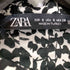 ザラ ZARA リボンタイ付き 総柄ブラウス レディース import:S