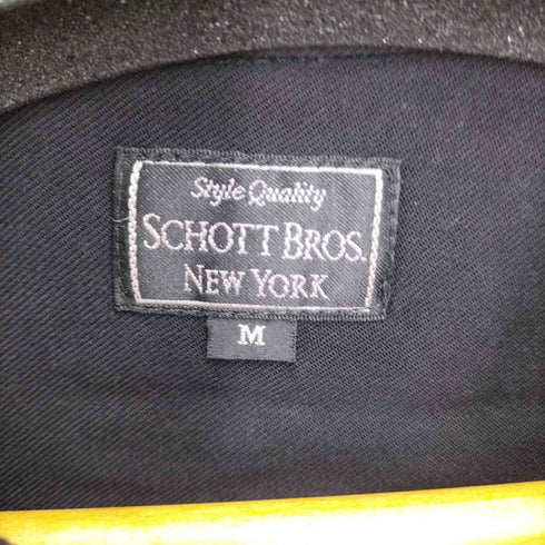 ショット SCHOTT BROS 両面刺繍 S/S ボーリングシャツ メンズ import:M