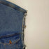 ザラ ZARA ノースリーブデニムワンピース カットオフ 切りっぱなし レディース import:S
