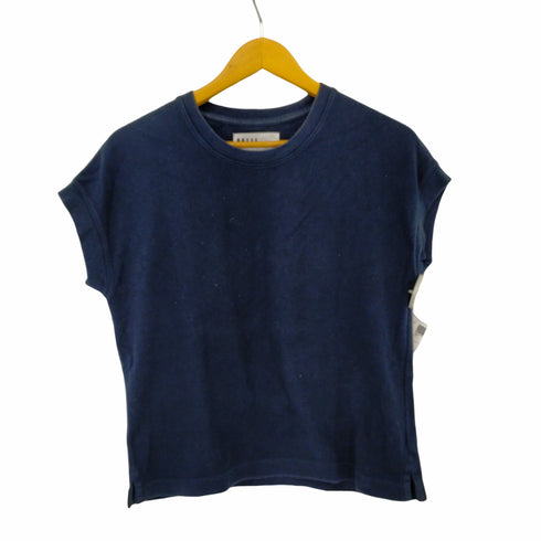 エムエイチエル MHL. コットン 鹿の子 クルーネック カットソー Tシャツ レディース US:0-2