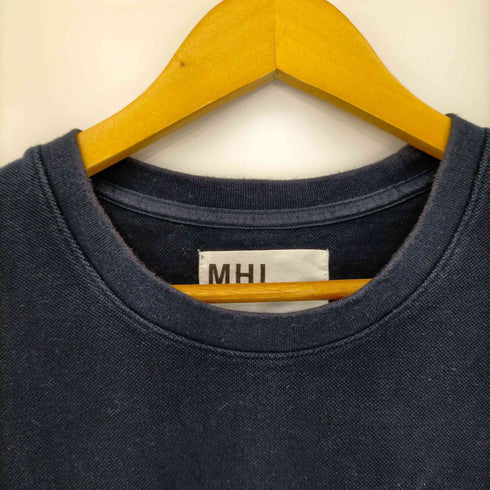 エムエイチエル MHL. コットン 鹿の子 クルーネック カットソー Tシャツ レディース US:0-2