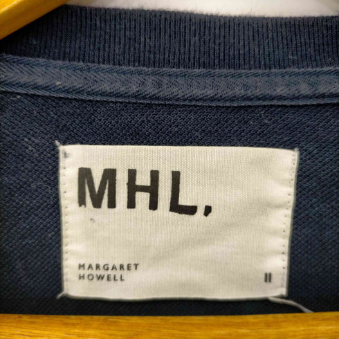 エムエイチエル MHL. コットン 鹿の子 クルーネック カットソー Tシャツ レディース US:0-2