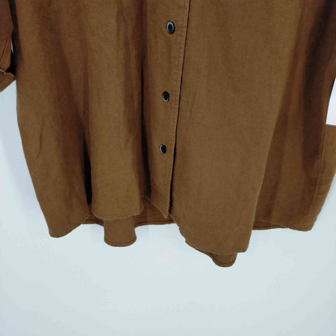 メデジュウキュウ MEDE 19F リネン混 ボックスシャツジャケット ネップ レディース JPN:M