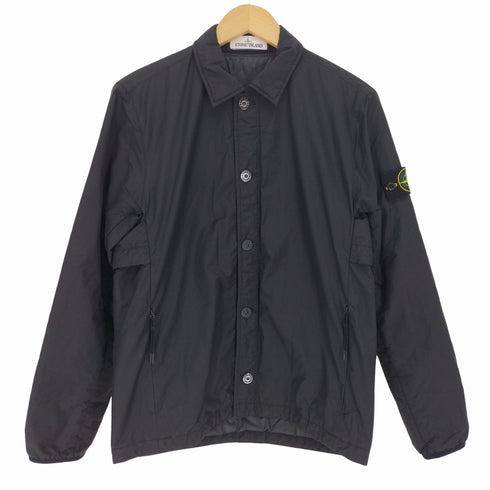ストーンアイランド STONE ISLAND 21AW PRIMALOFT BUTTON OVERSHIRT プリマロフト ボタン オーバーシャツ ナイロン コーチ ジャケット メンズ import:S