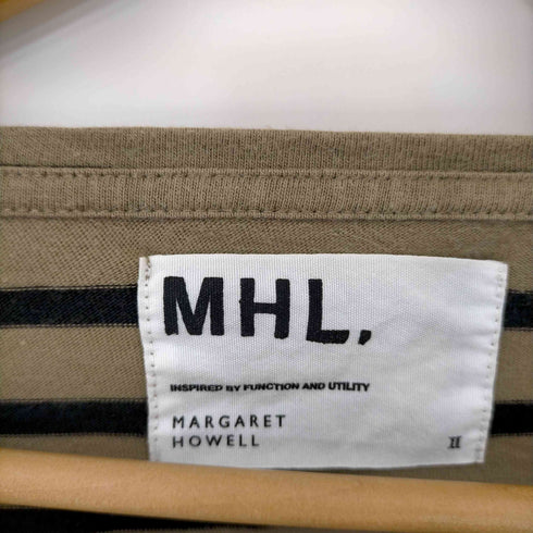 エムエイチエル MHL. ボーダー長袖カットソー レディース US:0-2
