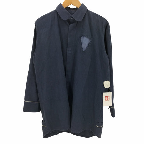 イェーライト YEAH RIGHT ユニセックス リネン混 デザインポケット オーバーサイズ L/S シャツ メンズ ONE SIZE