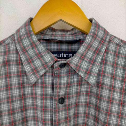 ノーティカ NAUTICA 猫目ボタン L/S チェックシャツ メンズ import:L