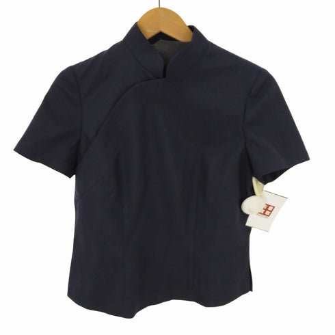 コムデギャルソン COMME des GARCONS AD2008 ダイアゴナルボタン ギミックブラウス レディース import:S