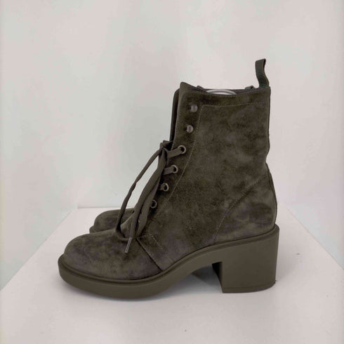 ジャンビトロッシ Gianvito Rossi フォスター レースアップ スエードブーツ レディース JPN:24.5