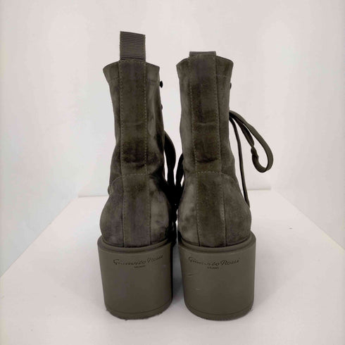 ジャンビトロッシ Gianvito Rossi フォスター レースアップ スエードブーツ レディース JPN:24.5