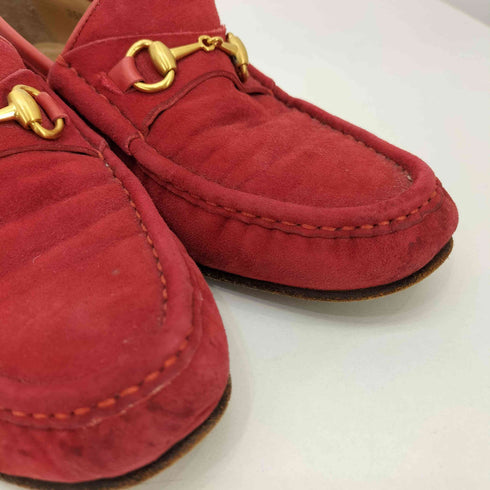 グッチ GUCCI スエード ホースビットローファー レディース 351/2