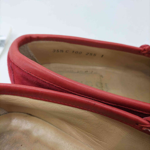 グッチ GUCCI スエード ホースビットローファー レディース 351/2