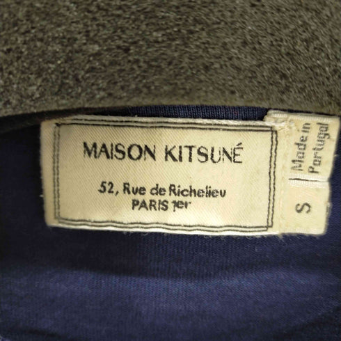 メゾンキツネ MAISON KITSUNE メゾンキツネ 総柄プリントL/Sカットソー メンズ JPN:S