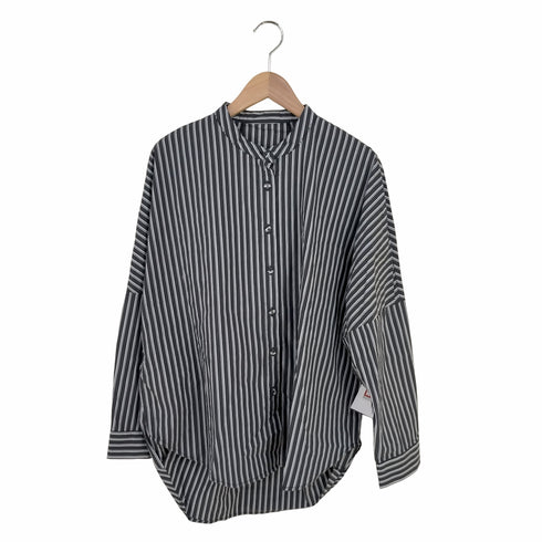 アンティカ antiqua DOLMAN STRIPE SHIRT ドルマンストライプシャツ レディース FREE