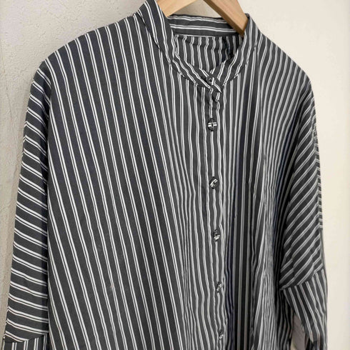アンティカ antiqua DOLMAN STRIPE SHIRT ドルマンストライプシャツ レディース FREE