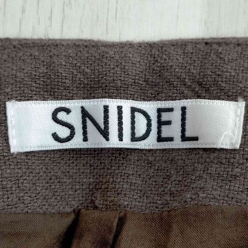 スナイデル snidel 20SS ヘビーリネンパンツ センタープレス レディース JPN:0