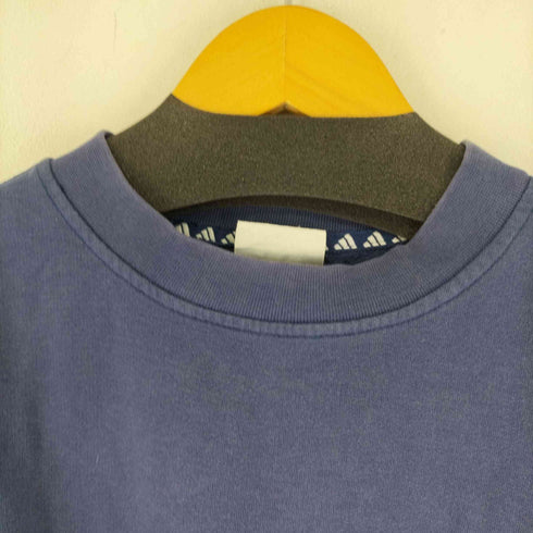 アディダス adidas 90S 白タグ ロゴ刺繍 スウェット メンズ US L
