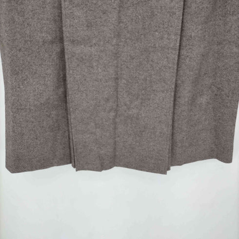 アナイ ANAYI 21AW ホームスパンマットビットツキスカート 台形 ロング 38 茶 ブラウン /AA ■OS レディース 38