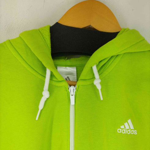 アディダス adidas ロゴ刺繍 ジップアップパーカー メンズ OT