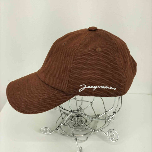 ジャックムス JACQUEMUS サイド刺繍コットンキャップ 69 RUE DE MONCEAU メンズ 60