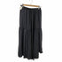 クラネ CLANE 22AW TIERED BACK LONG SKIRT ティアードバックロングスカート フレア ギャザー 2 黒 ブラック /CM ■OS レディース JPN:2