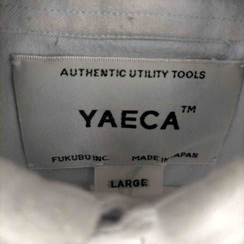 ヤエカ YAECA シャツ ブラウス コットン 長袖 レディース JPN:L