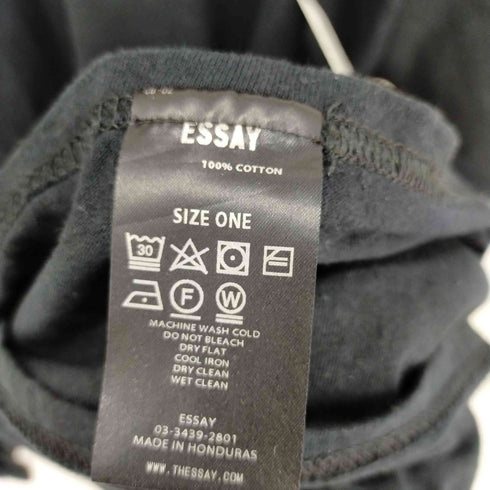 エッセイ ESSAY LAYERED OVERSIZE LONG T-SHIRT メンズ ONE SIZE