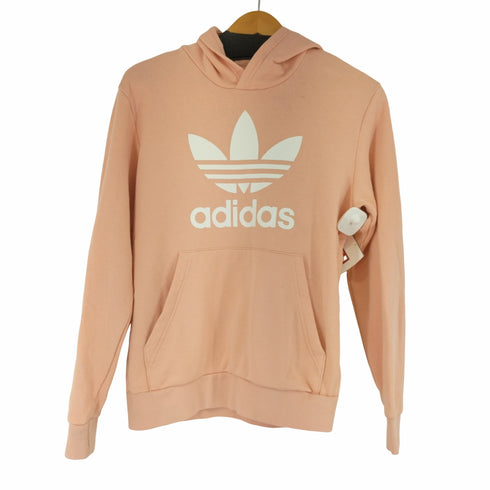 アディダス adidas ロゴプリント プルオーバーパーカー レディース 160