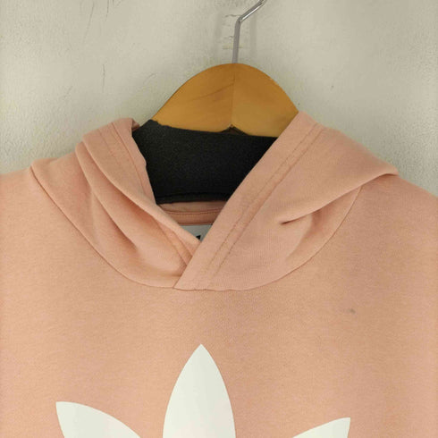 アディダス adidas ロゴプリント プルオーバーパーカー レディース 160