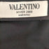 ヴァレンティノ Valentino 裾デザインタイトスカート 膝丈 ウール混 8 黒 ブラック /NR ■OS ■SH レディース 8