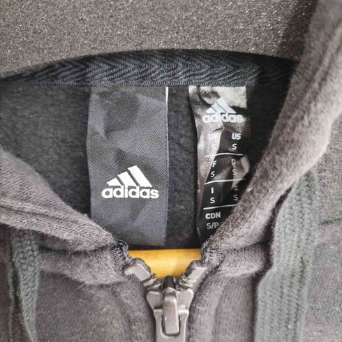 アディダス adidas ロゴプリント サイドラインジップアップパーカー メンズ JPN:M