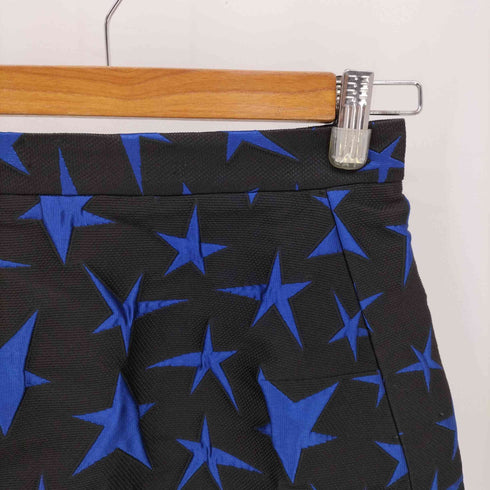 エムエスジーエム MSGM イタリア製 スターデザイン 台形 ミニ スカート レディース 40